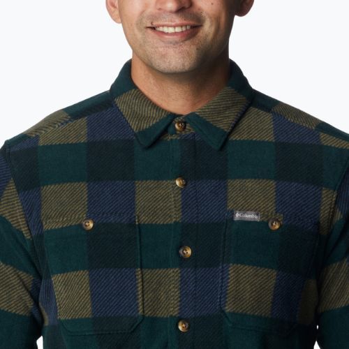 Columbia Flare Gun Fleece Herrenhemd grün/grün 1866624