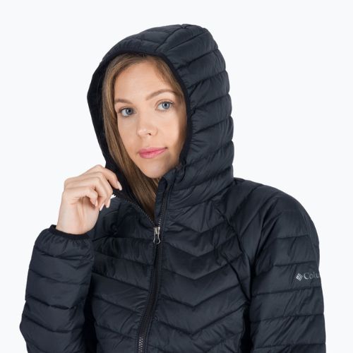 Columbia Powder Lite Hooded Damen Daunenjacke schwarz 1699071