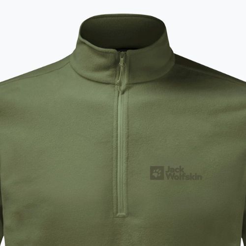 Jack Wolfskin Herren Fleece-Sweatshirt Taunus HZ grün 1709522_4129_002