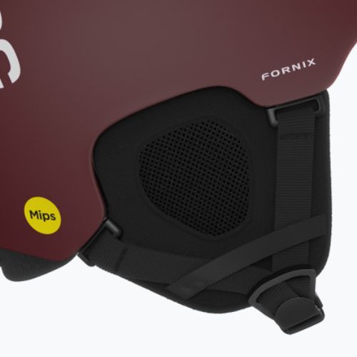 Skihelm POC Fornix MIPS garnet red matt