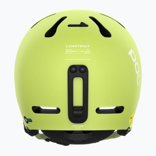 Skihelm POC Fornix MIPS lemon calcite matt