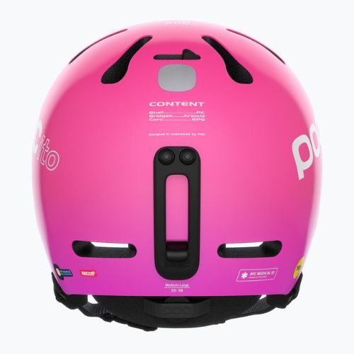 Skihelme für Kinder POC POCito Fornix MIPS fluorescent pink