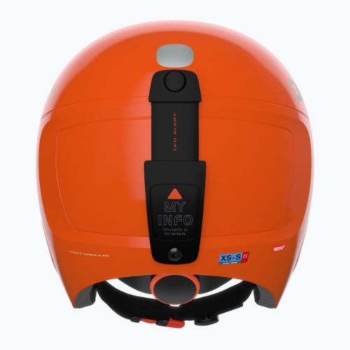 Skihelme für Kinder POC POCito Skull fluorescent orange