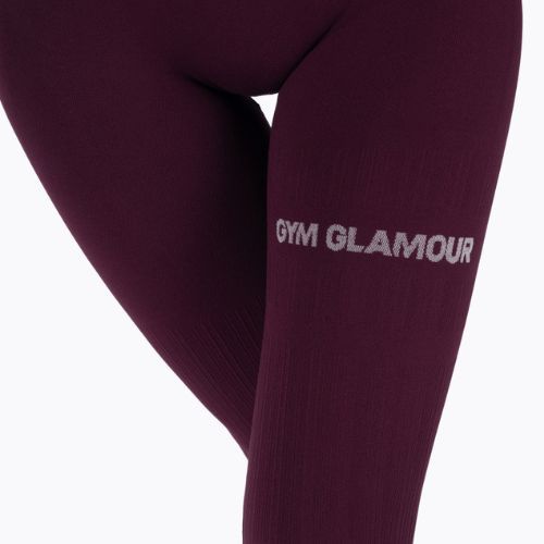 Damen Trainingsleggings GymGlamour push up lila 314