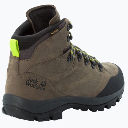 Jack Wolfskin Herren-Trekkingstiefel Rebellion Texapore Mid braun 4051171