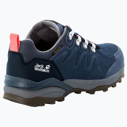 Jack Wolfskin Damen-Trekkingstiefel Refugio Texapore Low navy blau 4050821