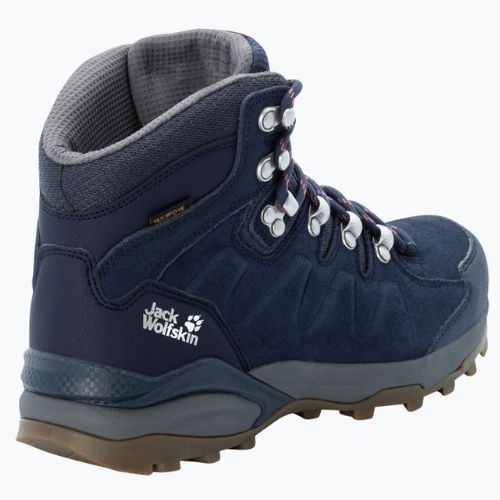 Jack Wolfskin Damen-Trekkingstiefel Refugio Texapore Mid navy blau 4050871