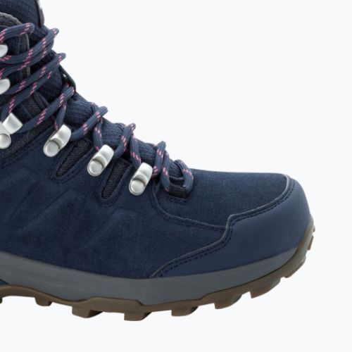 Jack Wolfskin Damen-Trekkingstiefel Refugio Texapore Mid navy blau 4050871