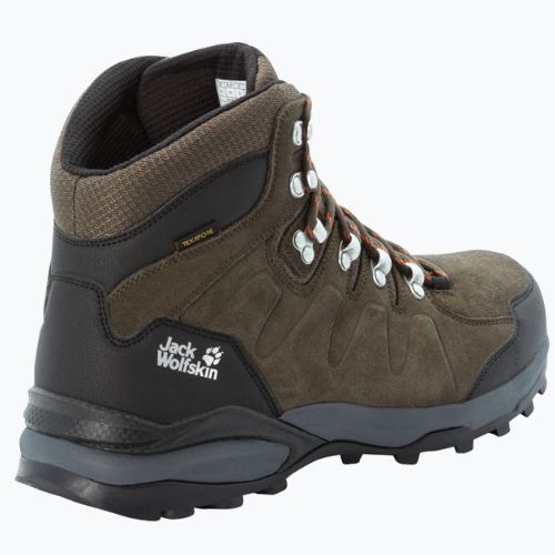 Jack Wolfskin Herren-Trekkingstiefel Refugio Texapore Mid braun/schwarz 4049841