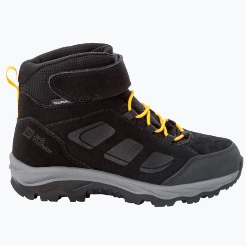 Jack Wolfskin Vojo Lt Texapore Mid Kinder-Trekkingstiefel schwarz 4054021