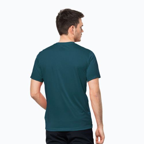 Herren Jack Wolfskin Wandern Grafik-T-Shirt blau 1808761_4133
