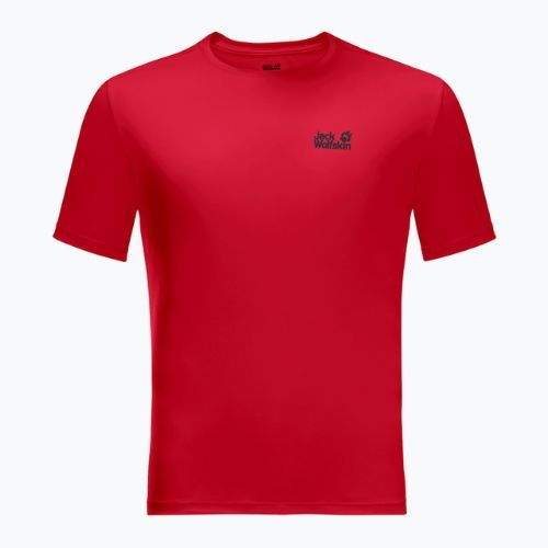 Jack Wolfskin Herren-Trekking-T-Shirt Tech rot 1807071_2206