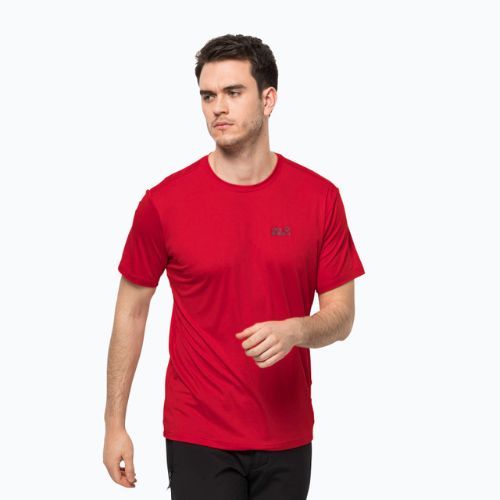 Jack Wolfskin Herren-Trekking-T-Shirt Tech rot 1807071_2206
