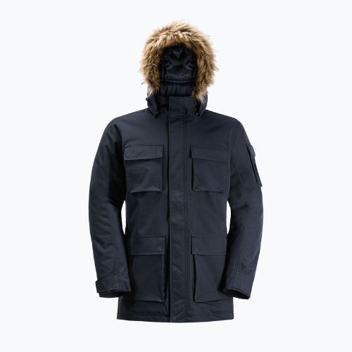 Jack Wolfskin Herren Daunenjacke Glacier Canyon Parka navy blau 1107674_1010