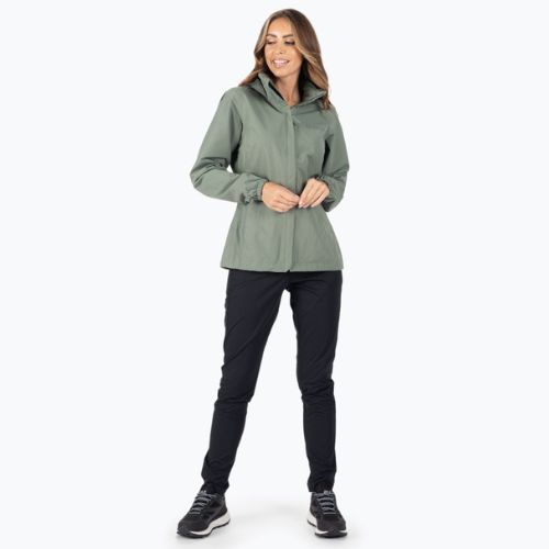 Jack Wolfskin Damen Stormy Point 2L Regenjacke grün 1111202_4311