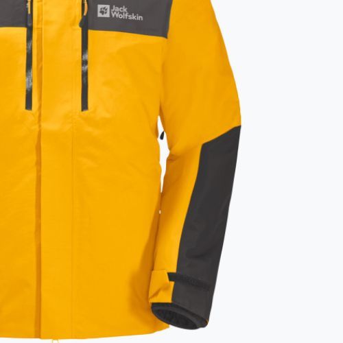 Jack Wolfskin Herren Regenjacke Jasper gelb 1115261_3802_002