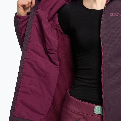 Jack Wolfskin Damen Skijacke Alpspitze Ins Hoody lila 1206801_2042