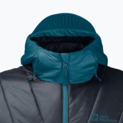 Jack Wolfskin Herren Daunenjacke Nebelhorn Down Hoody blau 1207141_4133