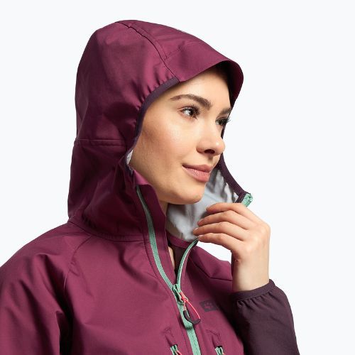 Jack Wolfskin Alpspitze Hoody Damen Skijacke lila 1307391_1014