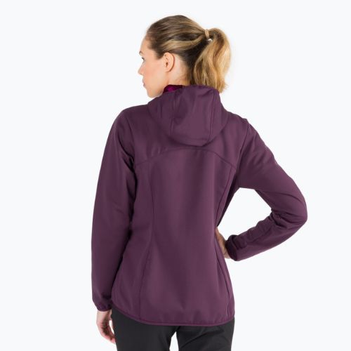 Jack Wolfskin Damen Softshelljacke Windhain Hoody lila 1307481