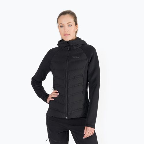 Jack Wolfskin Damen Tasman Down Hybrid Jacke schwarz 1707273_6000_005
