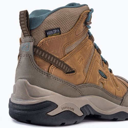Damen-Trekking-Stiefel KEEN Circadia Mid Wp braun 1026764
