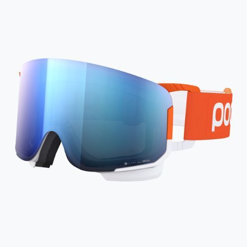 Skibrille POC Nexal Clarity Comp fluorescent orange/hydrogen white/spektris blue