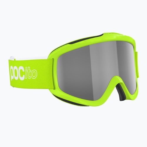 Skibrille für Kinder POC POCito Iris fluorescent yellow/green/clarity pocito