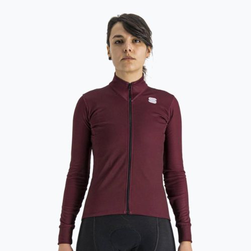 Damen Fahrradtrikot Sportful Kelly Thermal Jersey rot 1120530.605