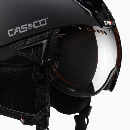 CASCO Skihelm SP-2 Carbonic Visor schwarz 07.3732