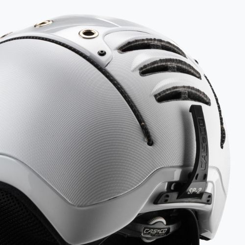 CASCO Skihelm SP-2 Carbonic Visor weiß 07.3737