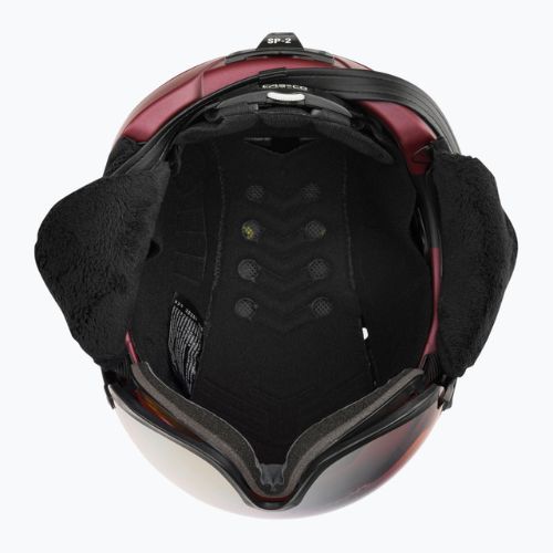 CASCO Skihelm SP-2 Carbonic Visier rot 07.3738
