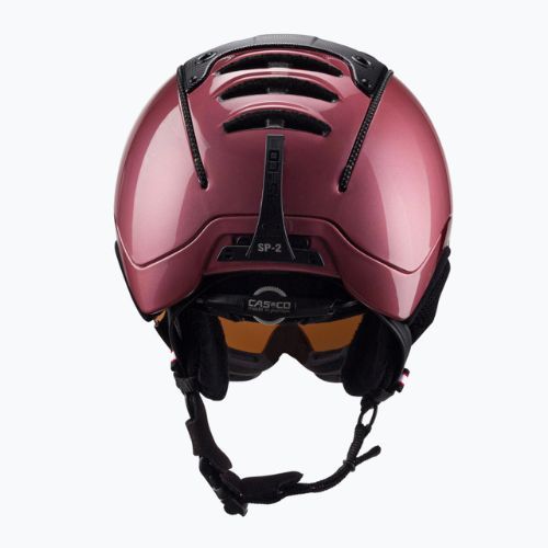 CASCO Skihelm SP-2 Carbonic Visier rosa 07.3736