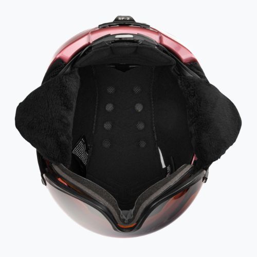 CASCO Skihelm SP-2 Carbonic Visier rosa 07.3736