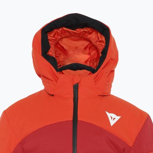Skijacke für Kinder Dainese Ribbo Padding cherry tomato/chili pepper