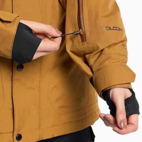 Damen Snowboard Jacke Volcom Ell Ins Gore-Tex Karamell H0452302