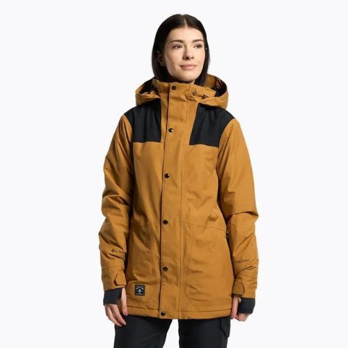 Damen Snowboard Jacke Volcom Ell Ins Gore-Tex Karamell H0452302