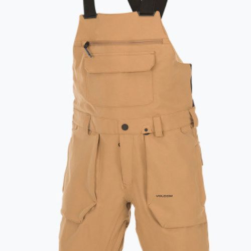 Herren Snowboardhose Volcom Roan Bib Overall Caramel G1352306