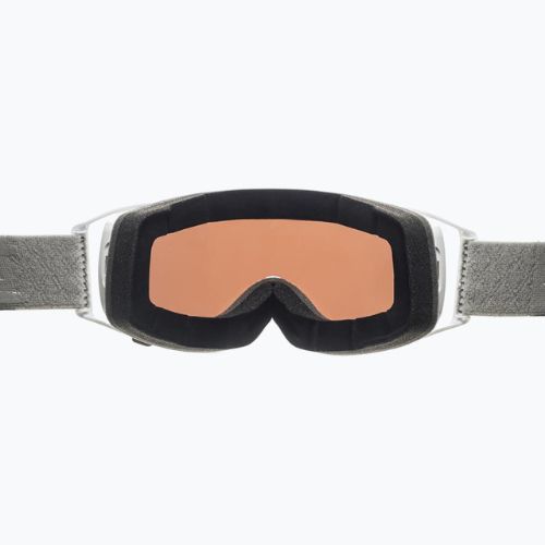 Skibrille Alpina Double Jack Mag Q-Lite white gloss/mirror black