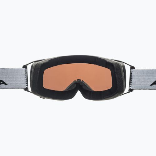 Skibrille Alpina Double Jack Mag Q-Lite black matt/mirror black