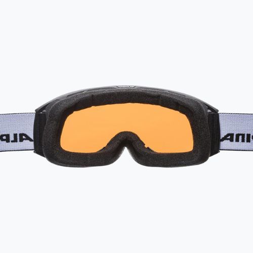 Skibrille Alpina Nakiska black matt/orange