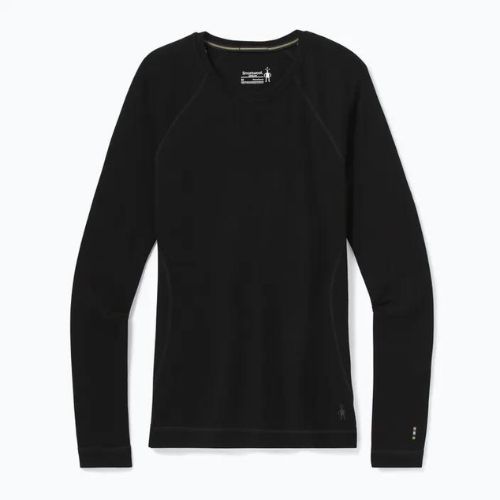 Damen-Thermoaktivshirt Smartwool Merino 250 Baselayer Crew Boxed black