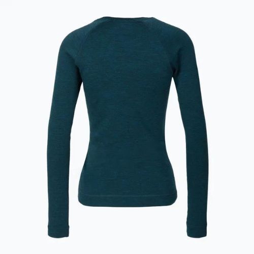 Damen-Thermoaktivshirt Smartwool Merino 250 Baselayer Crew Boxed twilight blue heather