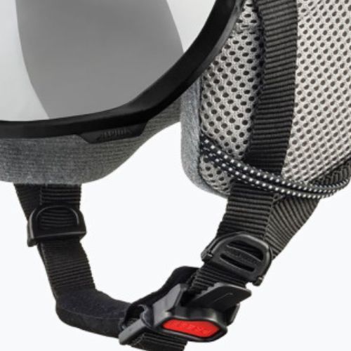 Skihelm Alpina Arber Visor Q Lite white matt