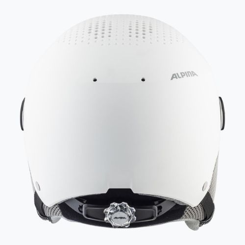 Skihelm Alpina Arber Visor Q Lite white matt