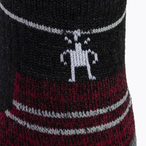 Smartwool Hike Light Cushion Knöchel-Trekkingsocken grau-schwarz SW001611003