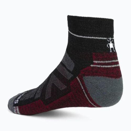 Smartwool Hike Light Cushion Knöchel-Trekkingsocken grau-schwarz SW001611003