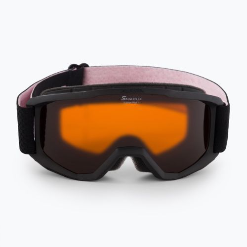 Skibrille für Kinder Alpina Piney black/rose matt/orange