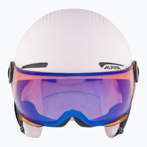 Skihelme für Kinder Alpina Zupo Visor Q-Lite rose matt