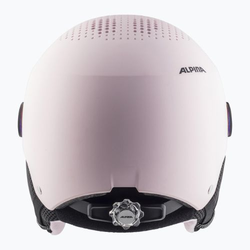 Skihelme für Kinder Alpina Zupo Visor Q-Lite rose matt